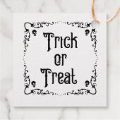 Trick oder Treat Geschenkanhänger (Rückseite)