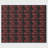 Trick oder Treat Geschenkpapier (Flach)