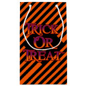 Trick oder Treat Geschenktasche Kleine Geschenktüte (Rückseite)