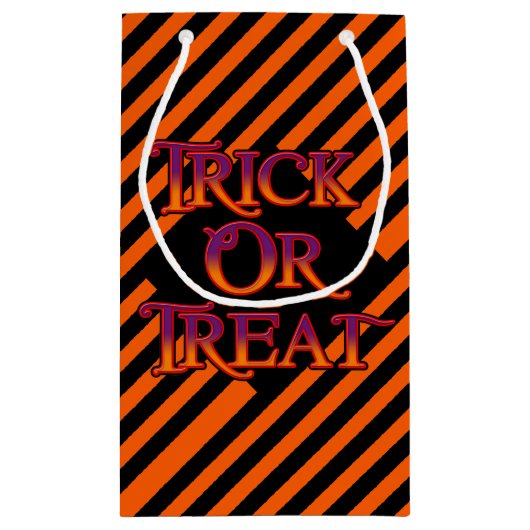 Trick oder Treat Geschenktasche Kleine Geschenktüte (Rückseite)