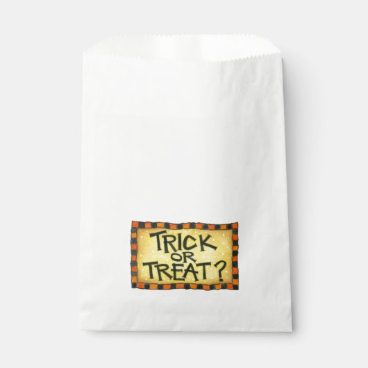 Trick oder Treat Geschenktütchen (Vorderseite)