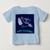 Trick oder Treat Ghost Baby Shirt (Vorderseite)