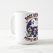 Trick oder Treat Ghost: Eine unheimliche Überrasch Kaffeetasse (Vorderseite Links)