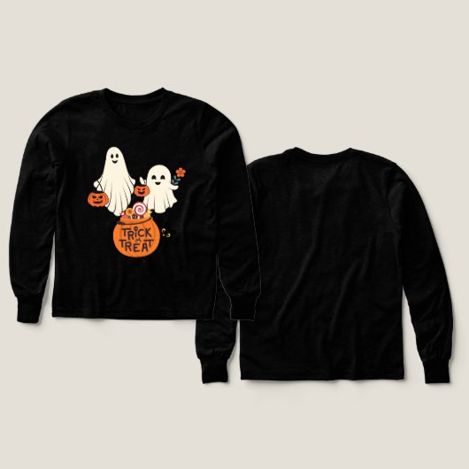 Trick oder Treat Ghost Friends (Design Vorder- & Rückseite)