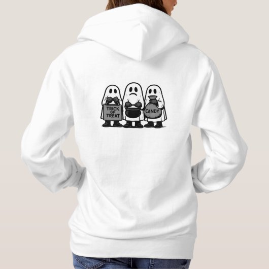 Trick oder Treat Ghost Squad Hoodie (Rückseite)