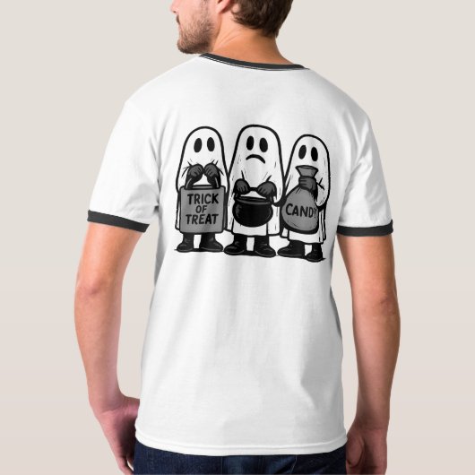 Trick oder Treat Ghost Squad T-Shirt (Rückseite)