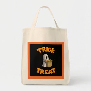 Trick oder Treat Ghost - Tragetasche