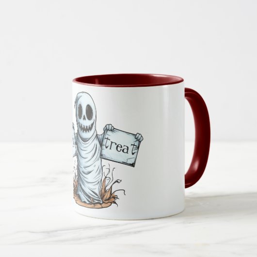 Trick oder Treat Ghoul Tasse (VorderseiteRechts)