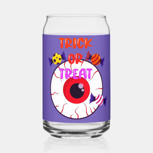 Trick oder Treat - Gigant Eyeball und Halloween Ca Dosenglas