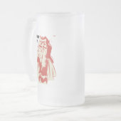 Trick oder Treat Girl Mattglas Bierglas (Vorderseite Links)