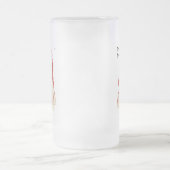 Trick oder Treat Girl Mattglas Bierglas (Mittel)