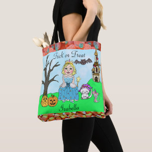 Trick oder Treat Girl's Prinzessin Halloween Candy Tasche