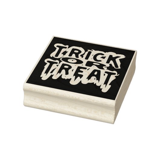 Trick oder Treat Gummistempel (Stempel)