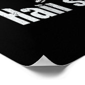 Trick oder Treat Hail Satan Pentagram Ziege Poster (Ecke)