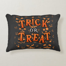 Trick oder Treat Halloween Akzente Kissen