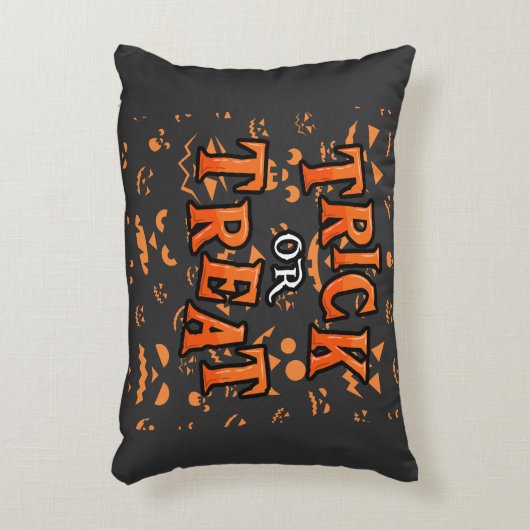 Trick oder Treat Halloween Akzente Kissen (Vorderseite(Vertikal))