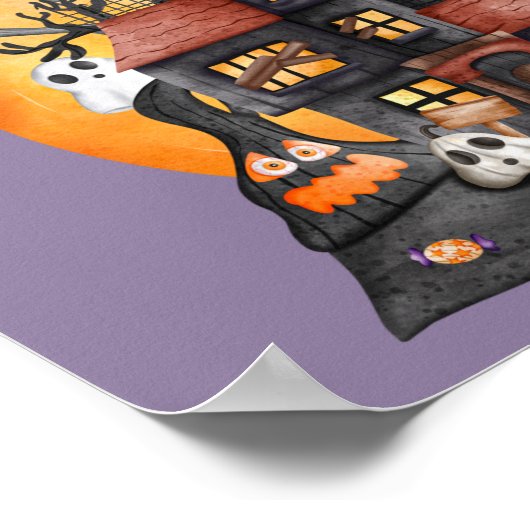 Trick oder Treat Halloween Ansammlung Poster (Ecke)