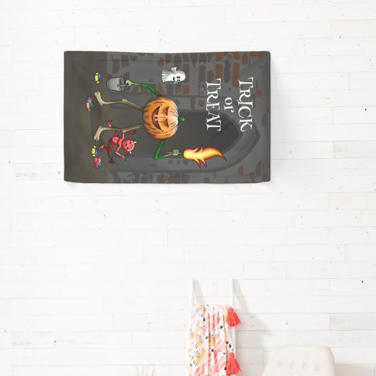 Trick oder Treat Halloween Banner (InSitu)