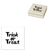 Trick oder Treat Halloween Brush Stroke Gummistempel (Stempel)