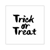 Trick oder Treat Halloween Brush Stroke Gummistempel (Prägung)