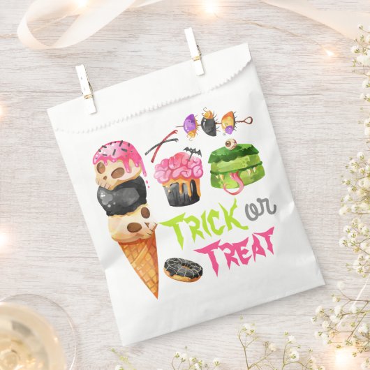 Trick oder Treat Halloween Candy Favor Bag Geschenktütchen (Ausgeschnitten)