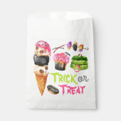 Trick oder Treat Halloween Candy Favor Bag Geschenktütchen (Vorderseite)