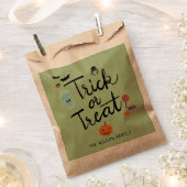 Trick oder Treat Halloween Candy Geschenktütchen (Ausgeschnitten)