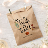 Trick oder Treat Halloween Candy Geschenktütchen (Ausgeschnitten)