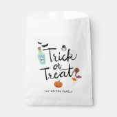 Trick oder Treat Halloween Candy Geschenktütchen (Vorderseite)