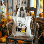Trick oder Treat Halloween Candy Mais Custom Tragetasche