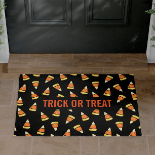 Trick oder Treat Halloween Candy Mais Print Fußmatte