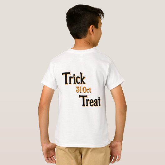 Trick oder Treat Halloween Design - Spooky & Fun G T-Shirt (Schwarz voll)