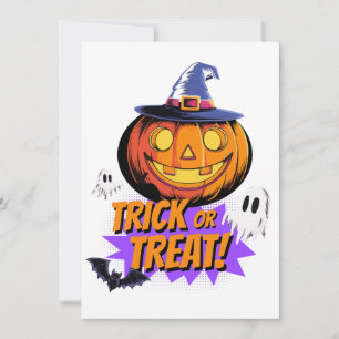 Trick oder Treat! Halloween Einladung