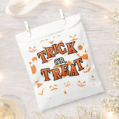 Trick oder Treat Halloween-Fahnen Geschenktütchen (Ausgeschnitten)