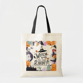 Trick oder Treat Halloween Feier Tote Tasche