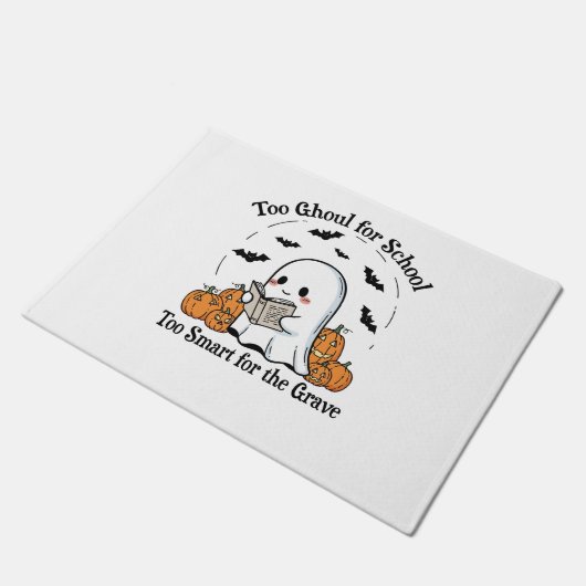 Trick oder Treat Halloween Fußmatte (Schrägansicht)