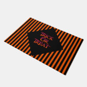 Trick oder Treat Halloween Fußmatte (Schrägansicht)