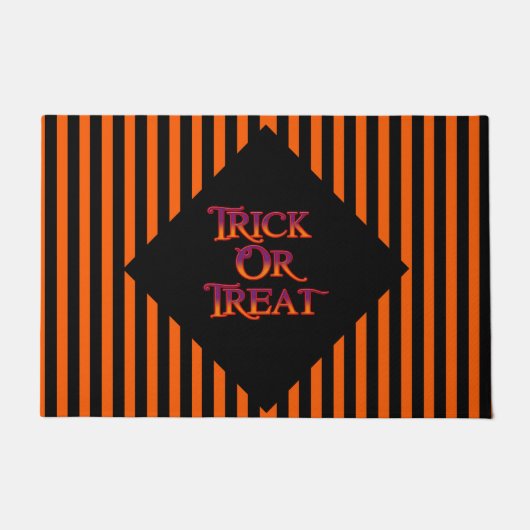 Trick oder Treat Halloween Fußmatte (Vorderseite)