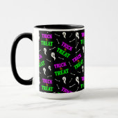 Trick oder Treat Halloween-Geist-Tasse Tasse (Links)