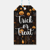 Trick oder Treat Halloween Geschenkanhänger (Vorderseite)