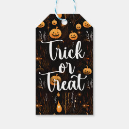 Trick oder Treat Halloween Geschenkanhänger