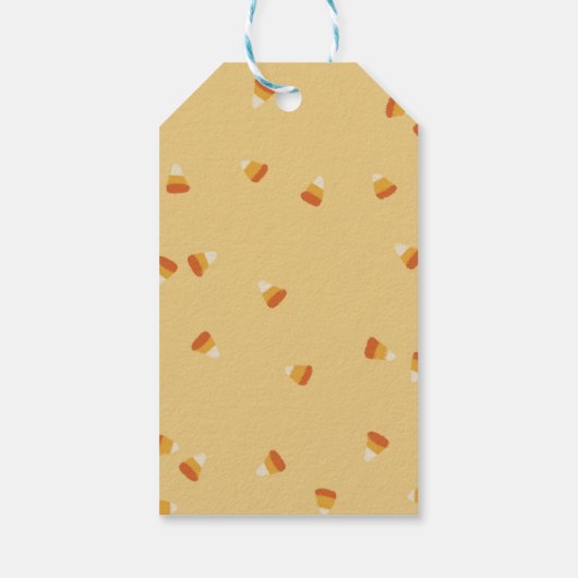 Trick oder Treat Halloween Geschenkanhänger (Rückseite)