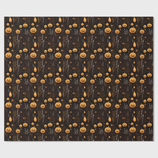 Trick oder Treat Halloween Geschenkpapier (Flach)