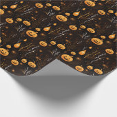 Trick oder Treat Halloween Geschenkpapier (Ecke)