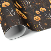 Trick oder Treat Halloween Geschenkpapier (Rolleneckpunkt)