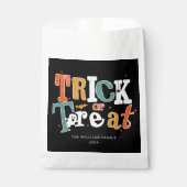 Trick oder Treat Halloween Geschenktütchen (Vorderseite)