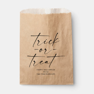 Trick oder Treat Halloween Geschenktütchen
