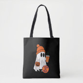 Trick oder Treat Halloween Ghost Tasche (Vorderseite)
