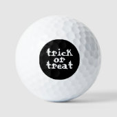Trick oder Treat Halloween Golfball (Vorderseite)
