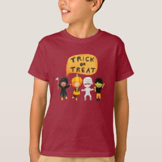 Trick oder Treat Halloween Grafik T-Shirt